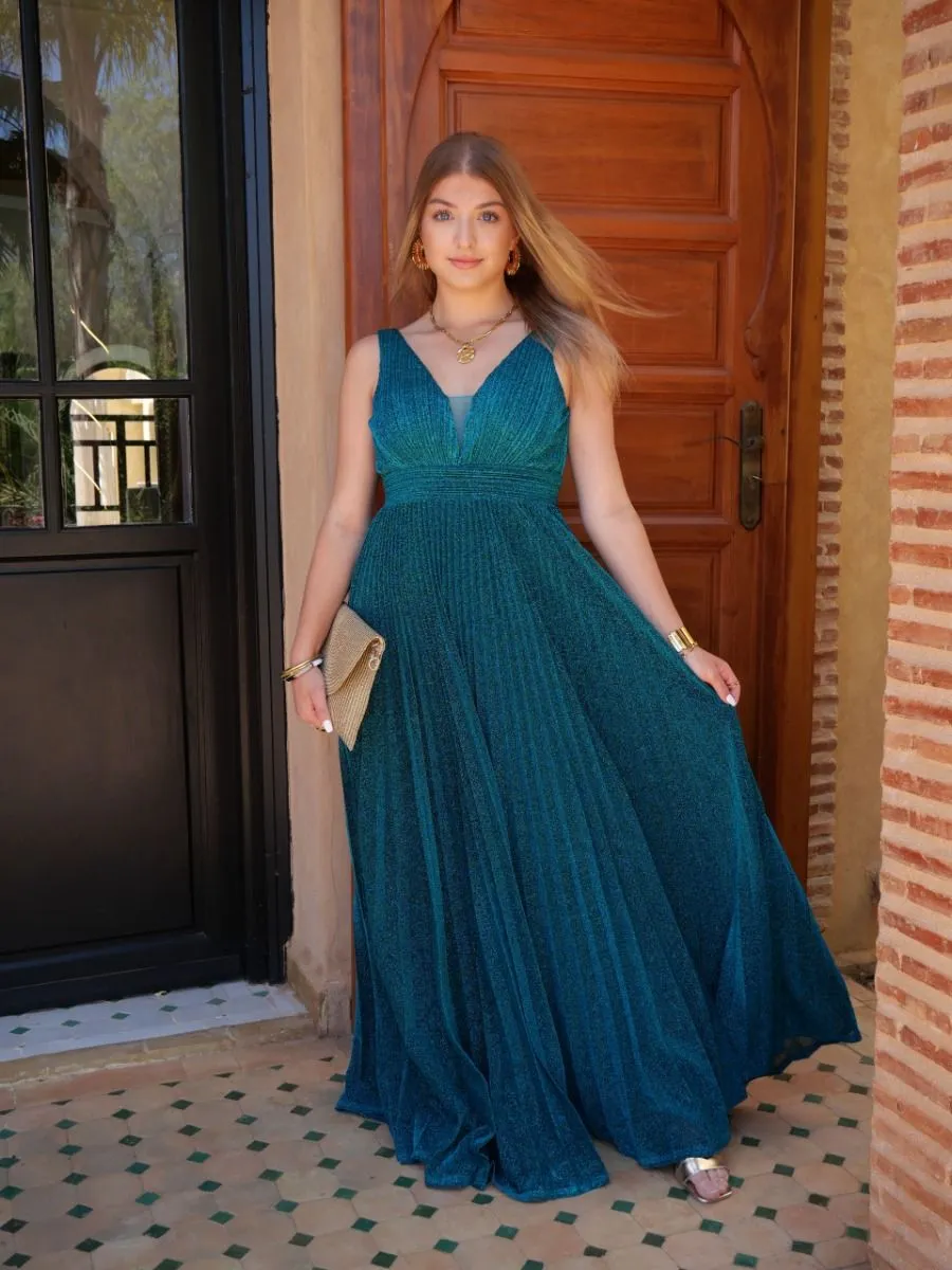 Robe longue Loriane Vert Foncé