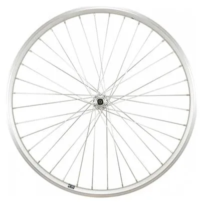 Roue vtt 26  av blocage jante argent mach1 er10 moy.Shimano tx500 v-brake