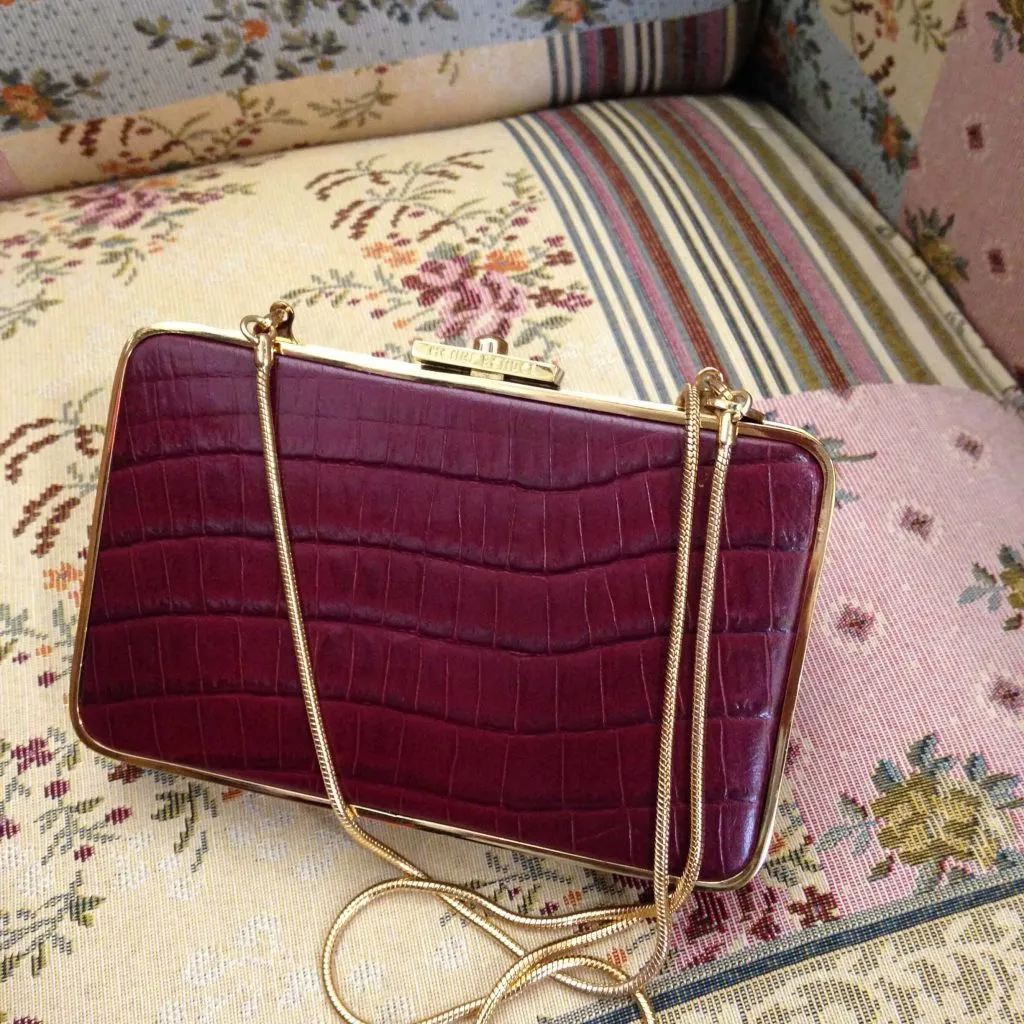 Sac pochette clutch en cuir – HENRI BENDEL