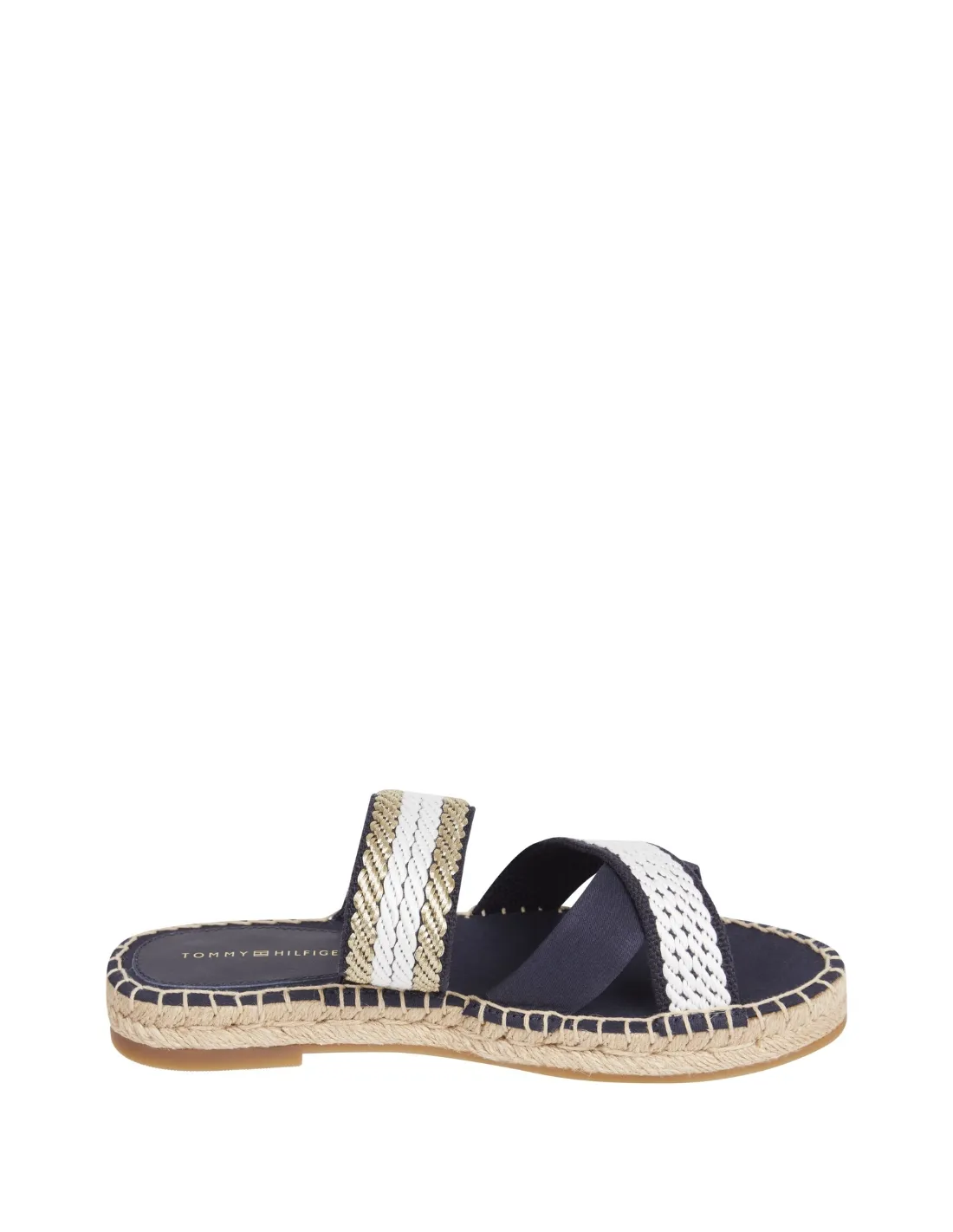 Sandales plates Tommy Hilfiger Ref 59833 Bleues