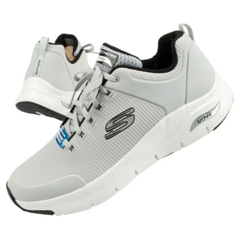 Skechers Arch Fit M 232200-LGBK chaussures de sport gris