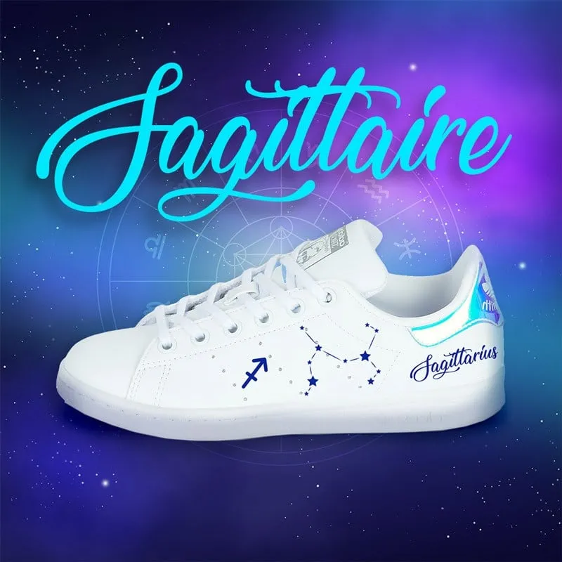Stan Smith Argent Signe Sagittaire - Shoozy
