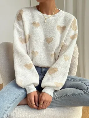 Stella - Pull décontracté en tricot pour femmes avec des curs