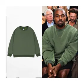 Sweatshirt col rond ample avec intérieur doublé