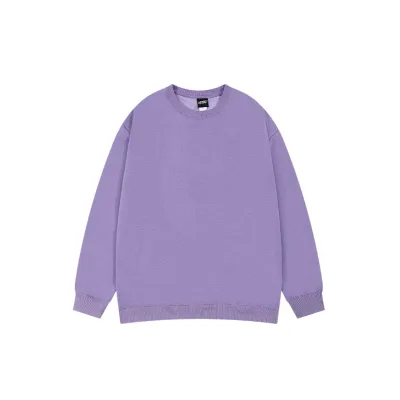 Sweatshirt col rond ample avec intérieur doublé