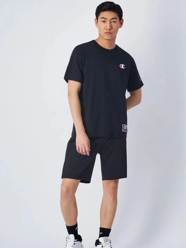 T-shirt crew neck noir homme - Champion | wimod