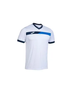 T-shirt Pádel Joma Court HommeEnfant from Short Sleeve / White Royal Navy