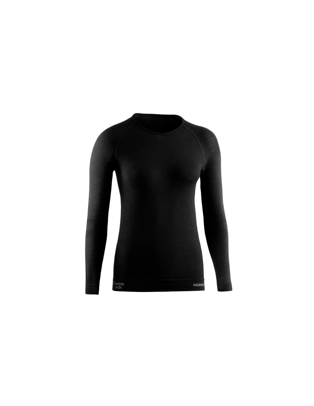 T-shirt Trail Lurbel Femme from Merino Lite Long Sleeves Black