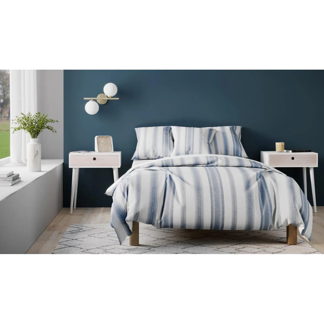 Table De Chevet Scandinave Blanche PARMA | Table de chevet 3 SUISSES