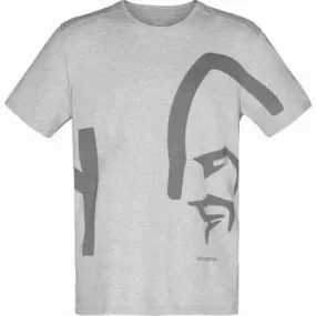 tee-shirt norrona 29 cotton giga logo grey melange
