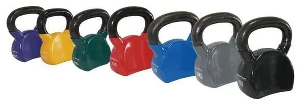 TUNTURI Kettlebell vinyle 4kg violet