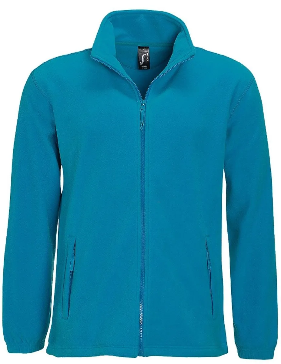 Veste polaire zip intégral - 55000 - bleu aqua 