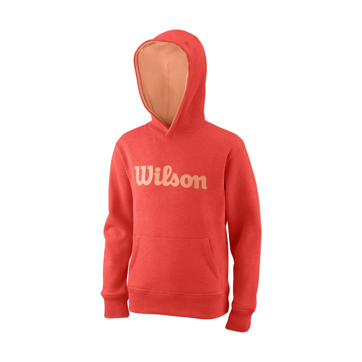 Veste à capuche WILSON Fille Junior Script Cotton Corail 2020