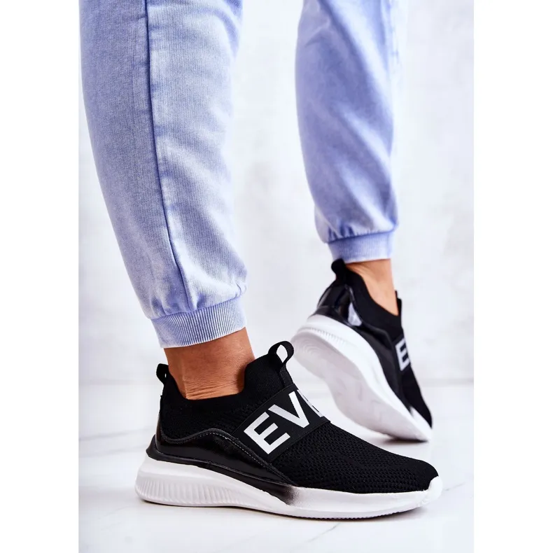 Vinceza Chaussures Sport Femme, Slip-on Noir Lorane le noir